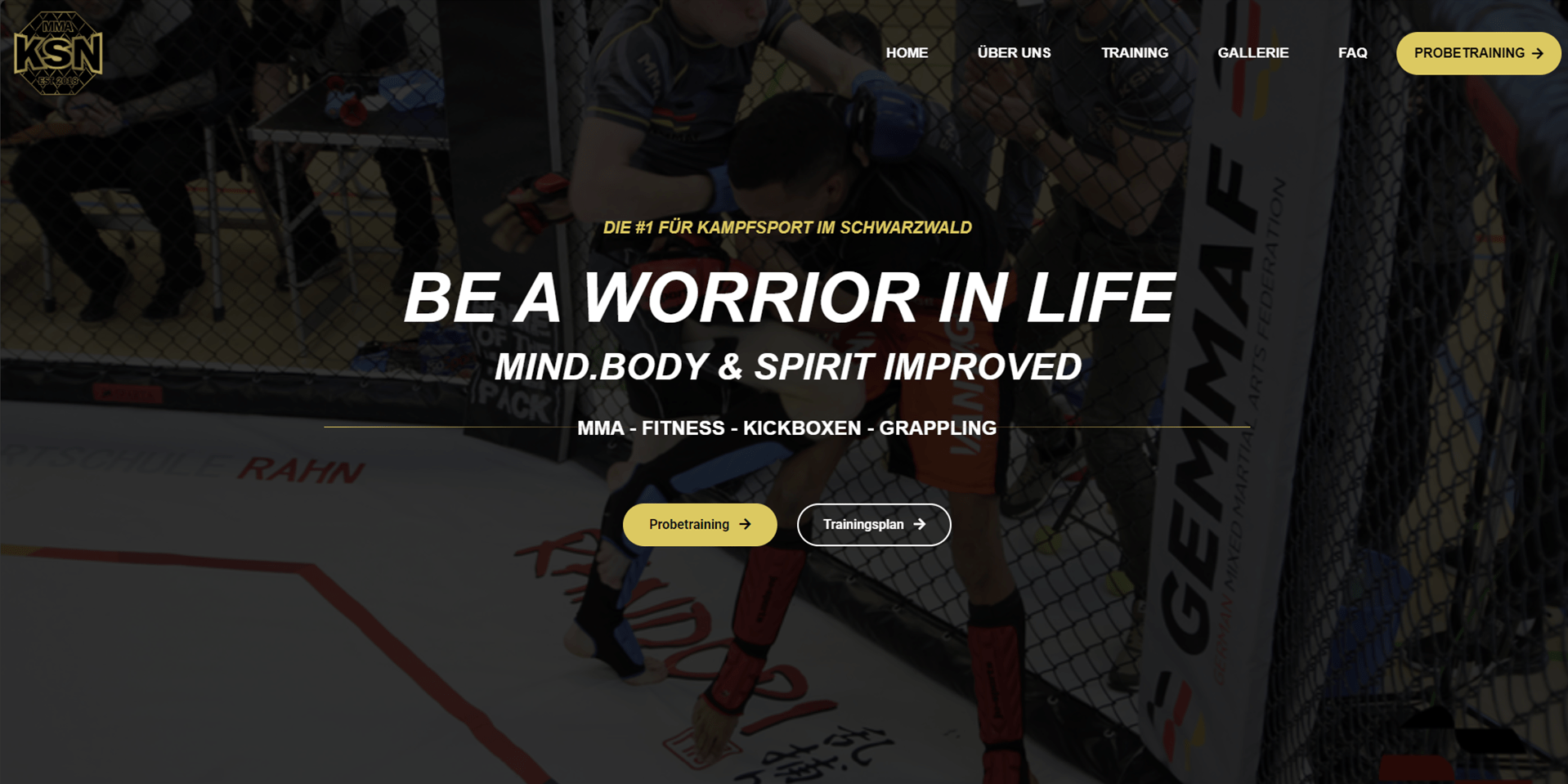 Kampfsport Nebert website
